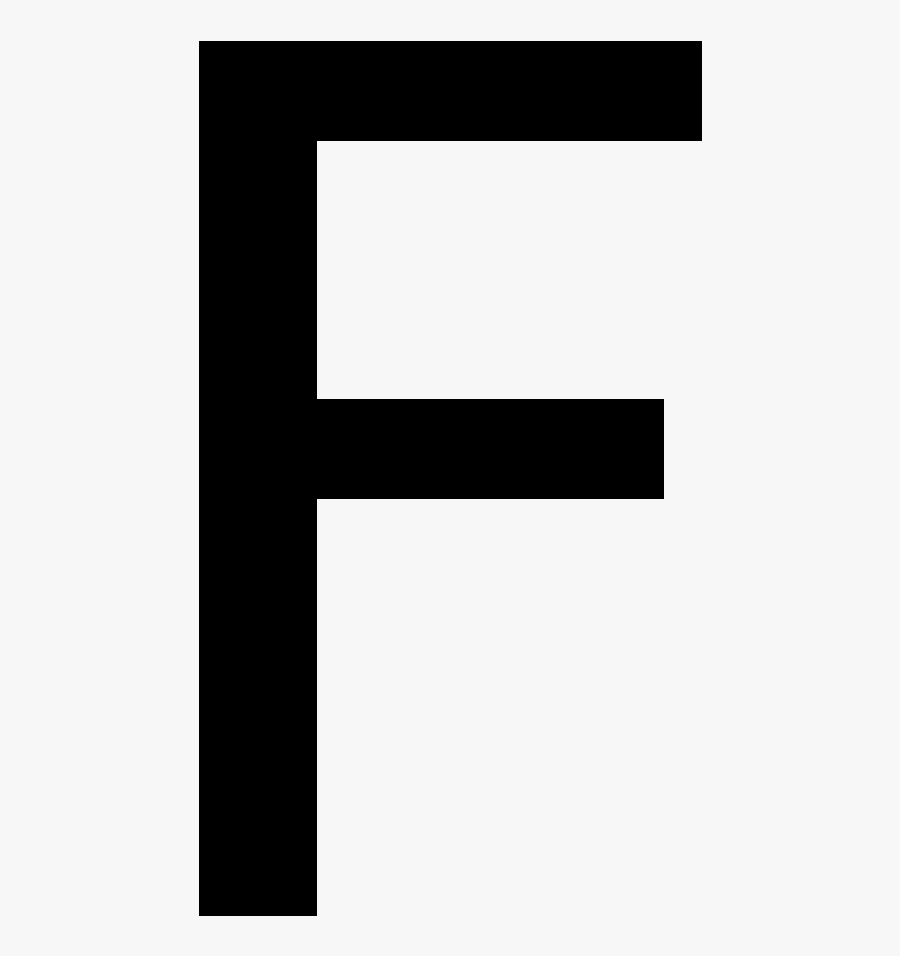 F Letter Png Picture - Capital Letter F, Transparent Clipart