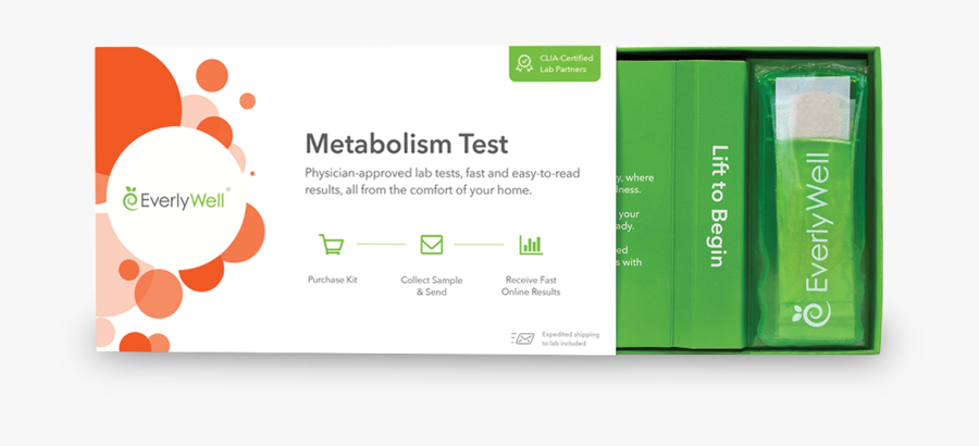 Metabolism Test Open Box - Everlywell Food Sensitivity Test, Transparent Clipart