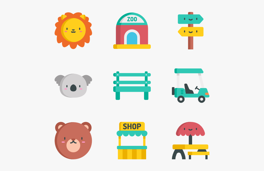 Zoo Vector Art, Transparent Clipart