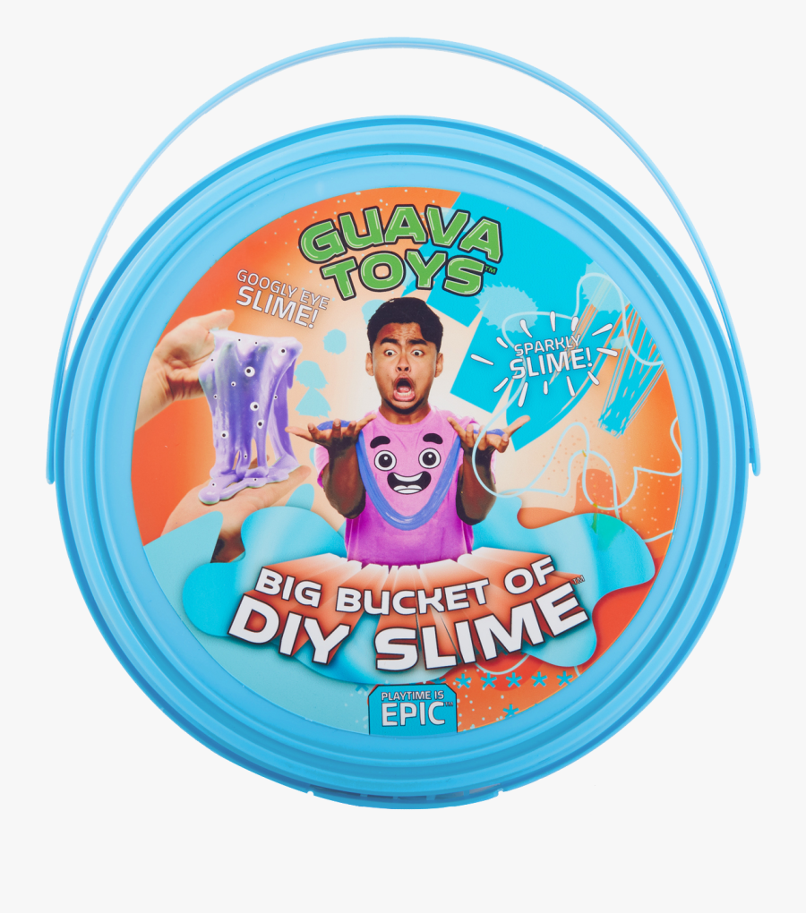 Big Bucket Of Diy Slime - Wall Clock, Transparent Clipart