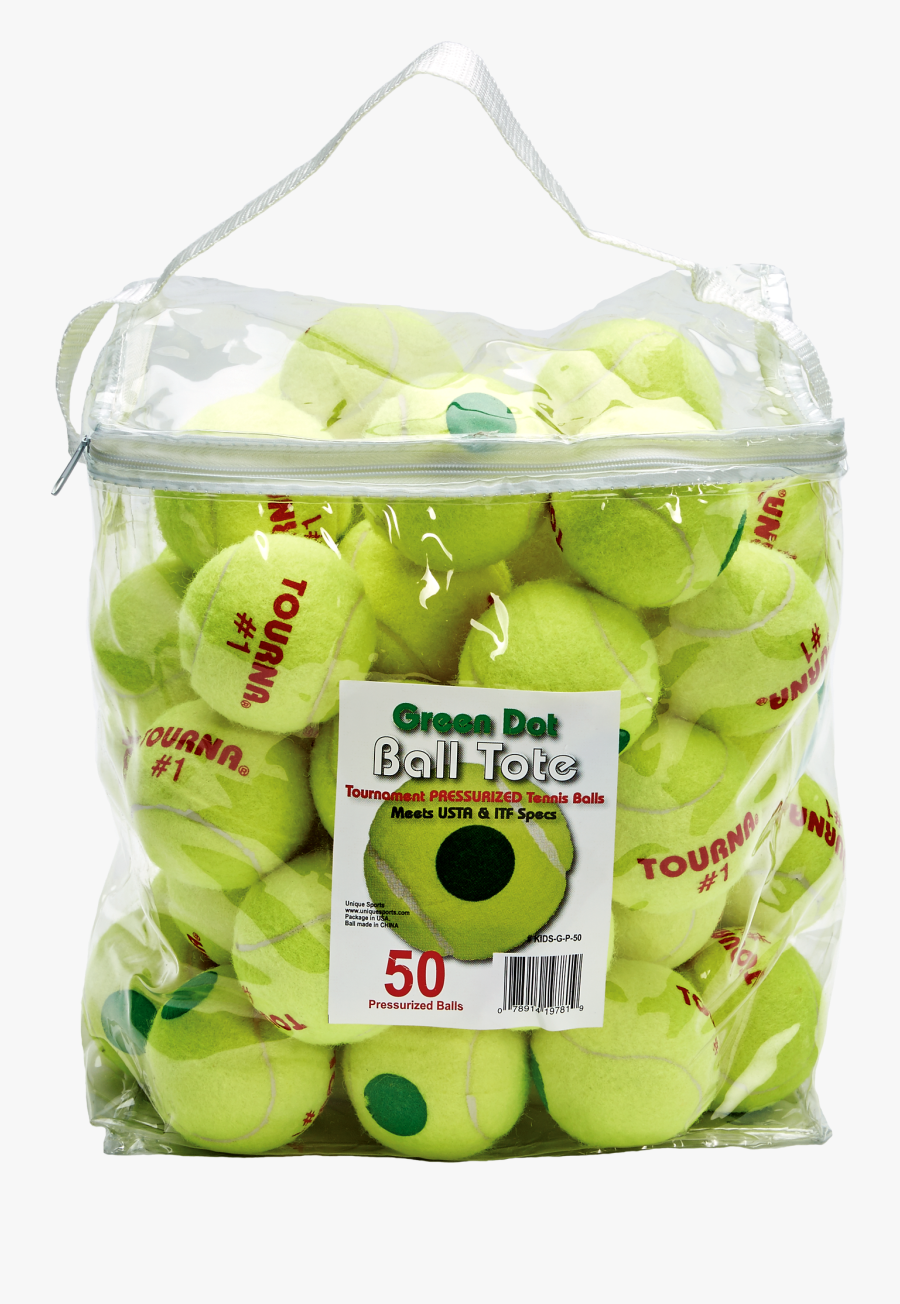Green Dot 50 Tote - Tennis Ball, Transparent Clipart