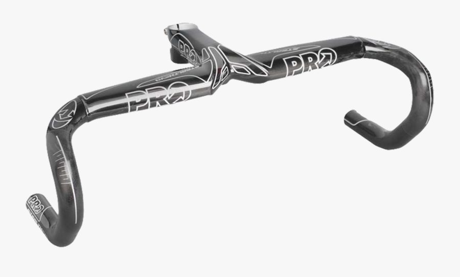 Shimano Pro Stealth Evo Compact Stem & Handlebar Combo - Pro Stealth Carbon Handlebar, Transparent Clipart