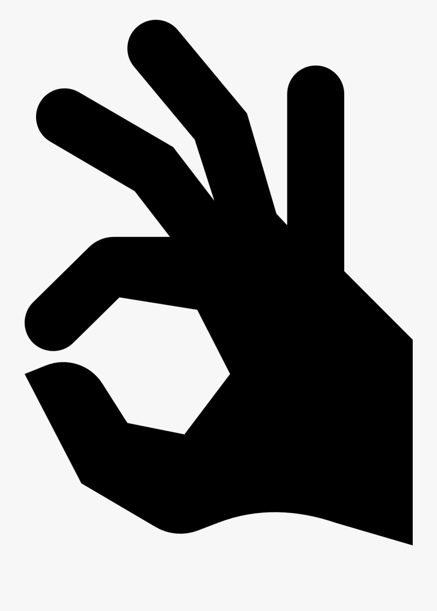Computer Icons Hand Finger Ok Vector - Ok Hand Cursor Png, Transparent Clipart