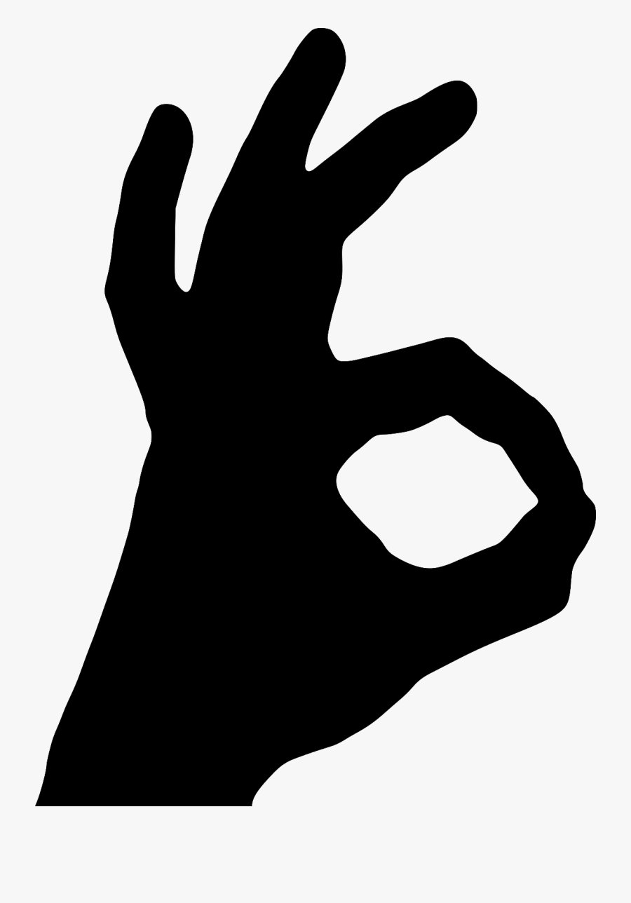 Transparent Ok Hand Png - Ok Hand Sign Transparent, Transparent Clipart