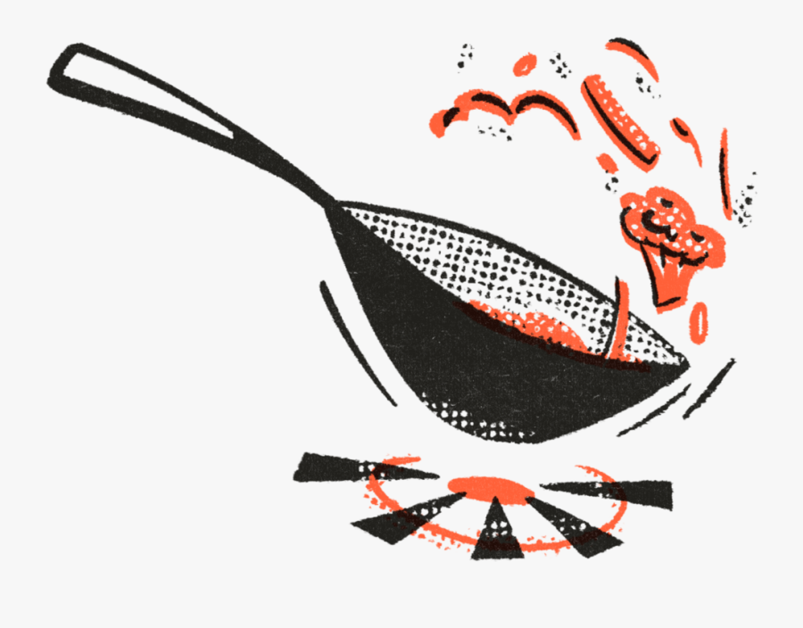 Lofi Stir Fry - Illustration, Transparent Clipart