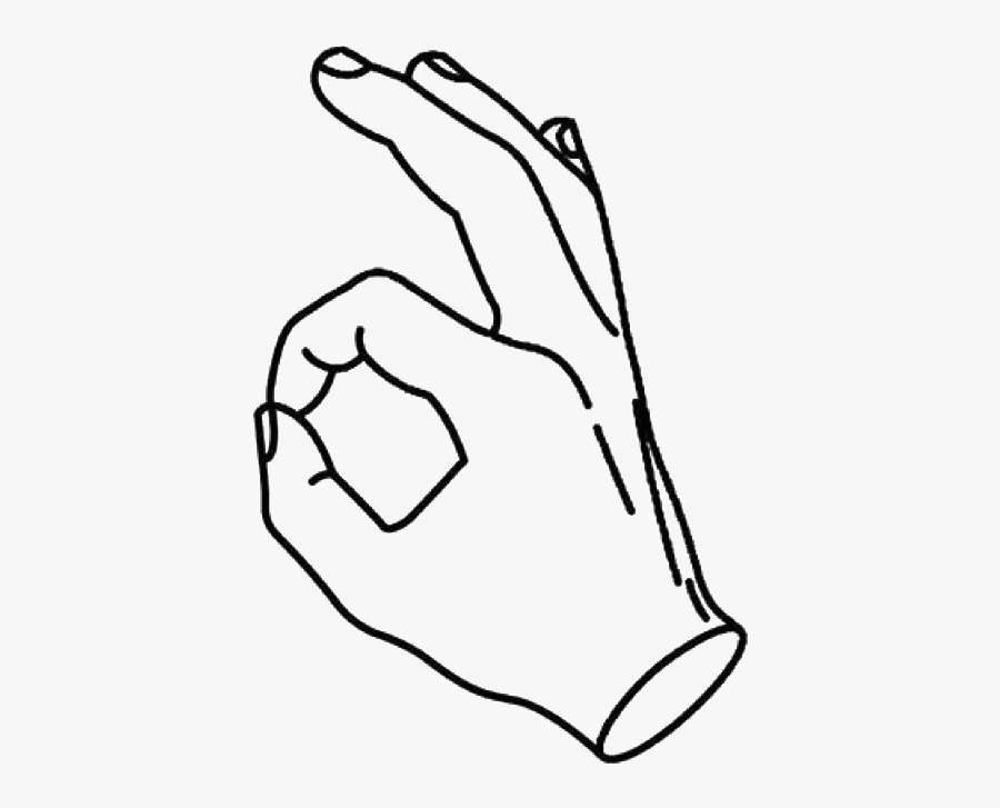 #ok #okey #stiker #aesthetic #freetoedit - Okay Hand Sign Aesthetic, Transparent Clipart