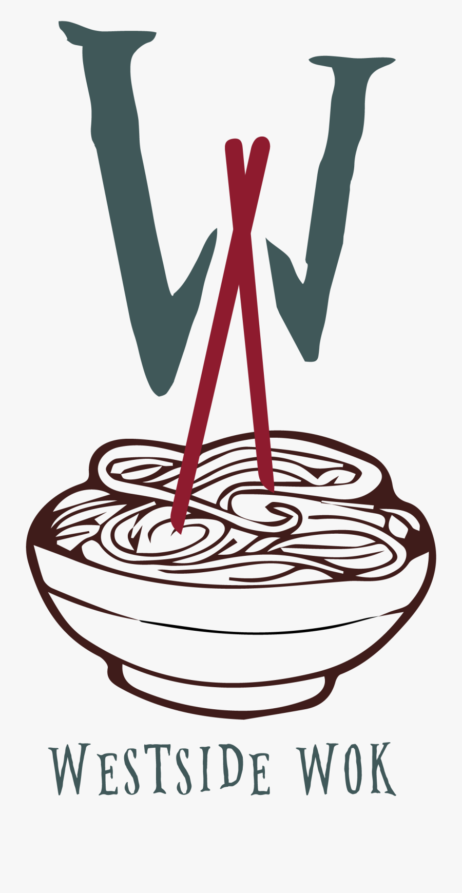West Side Wok - Noodle Drawing Transparent, Transparent Clipart