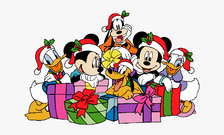 Mickey And Friends Christmas Clipart , Png Download - Disney World Christmas Clip Art, Transparent Clipart