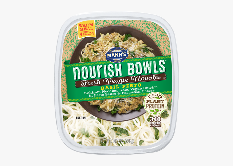 Mann"s Veggie Nourish Bowl Basil Pesto - Nourish Bowls Basil Pesto, Transparent Clipart