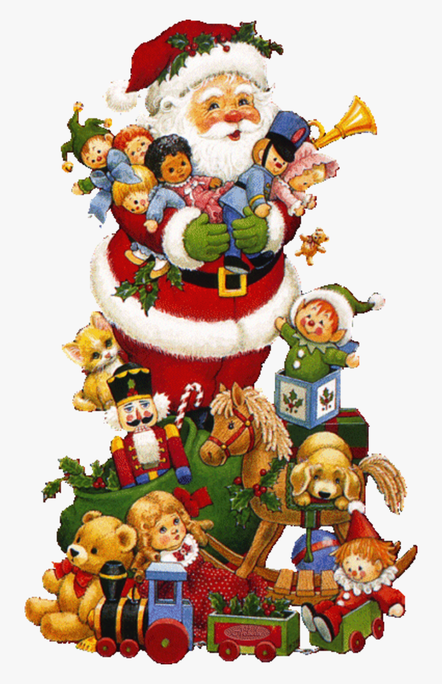 B5928ec2 - Ruth Morehead Santa Illustration, Transparent Clipart