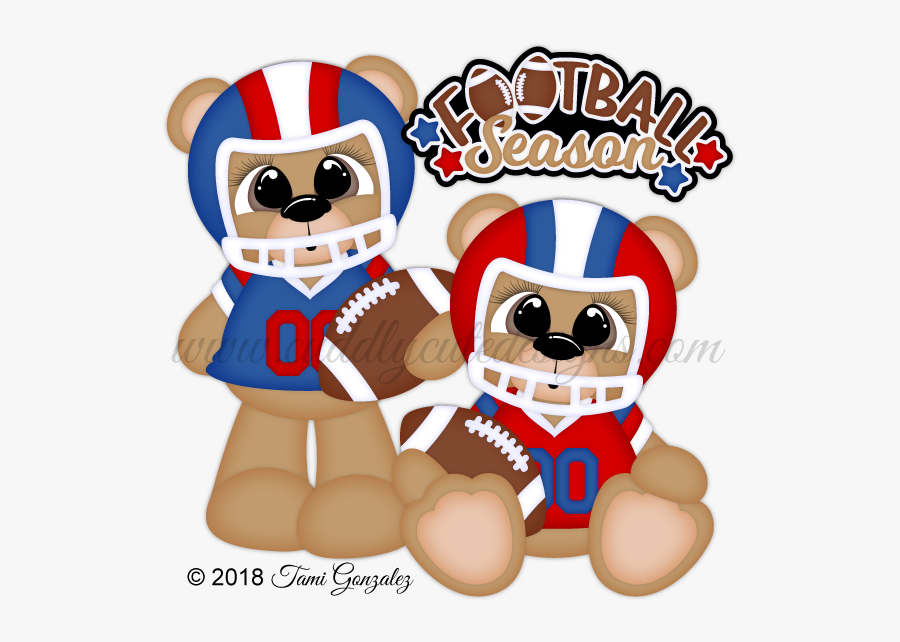 Quilter Clipart Knitted Blanket - Cute Football Bear Clipart, Transparent Clipart