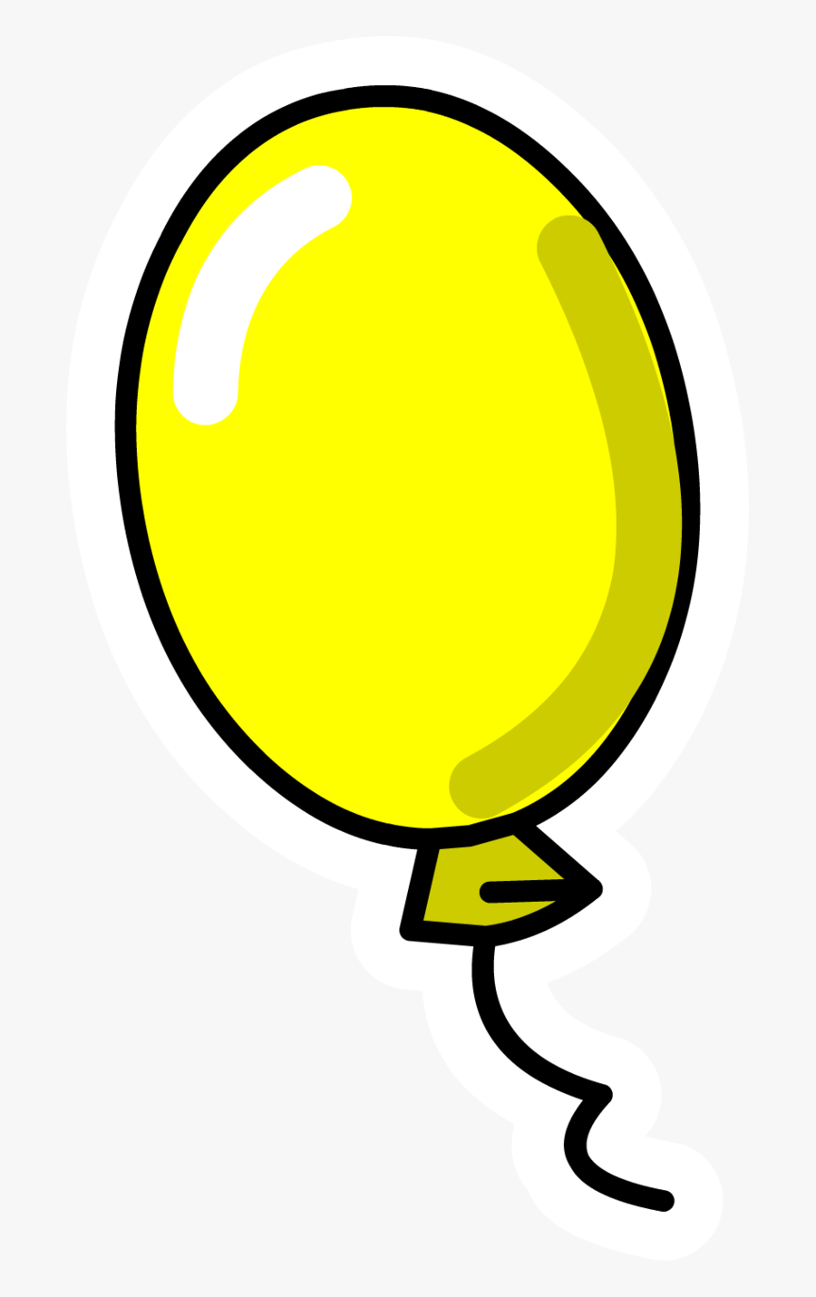 Yellow Balloon Png Clipart, Transparent Clipart