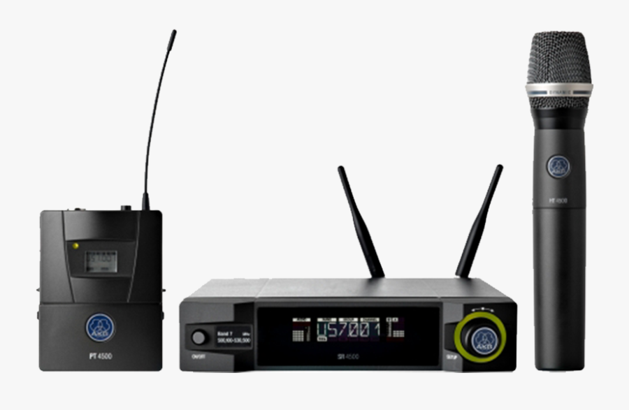 Radio Microphone Png - Akg Wms4500, Transparent Clipart