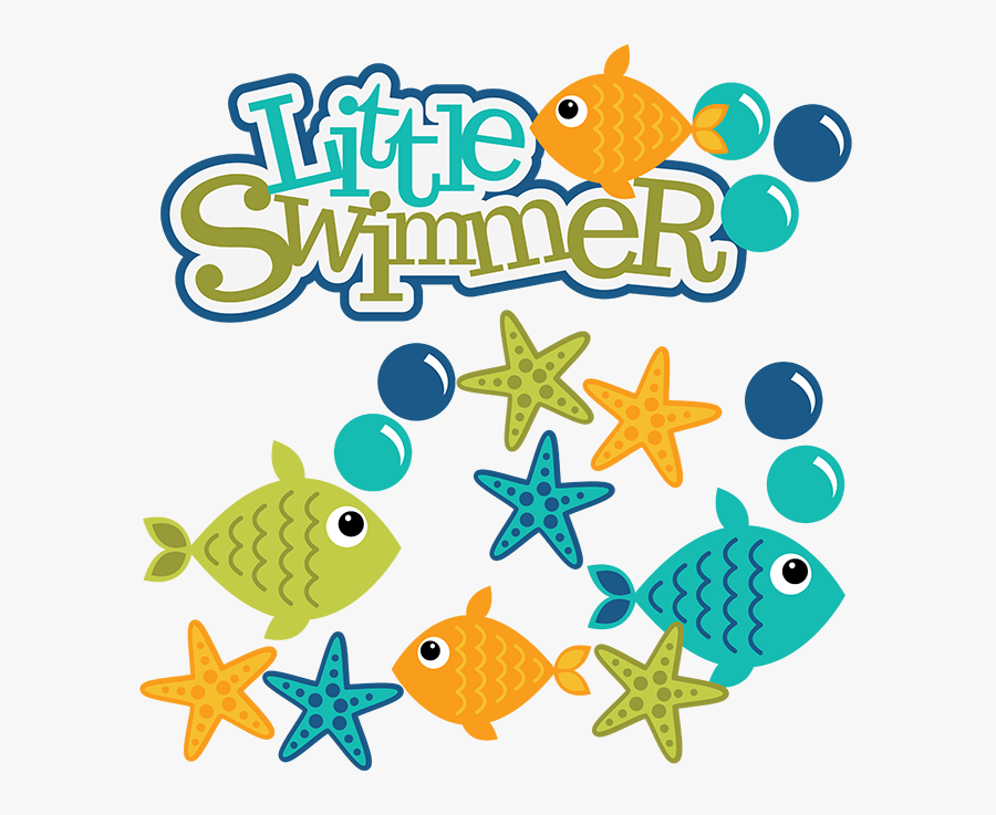 Little Swimmer Svg Scrapbook Files Fish Svg File Fish - Free Fish Svg Cut Files, Transparent Clipart