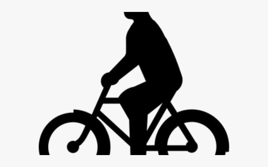 Bicycle Road Sign, Transparent Clipart