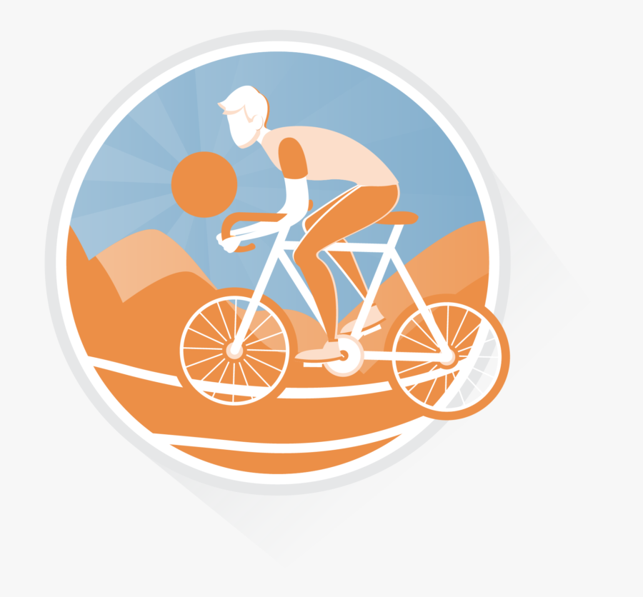 Hybrid Bicycle, Transparent Clipart