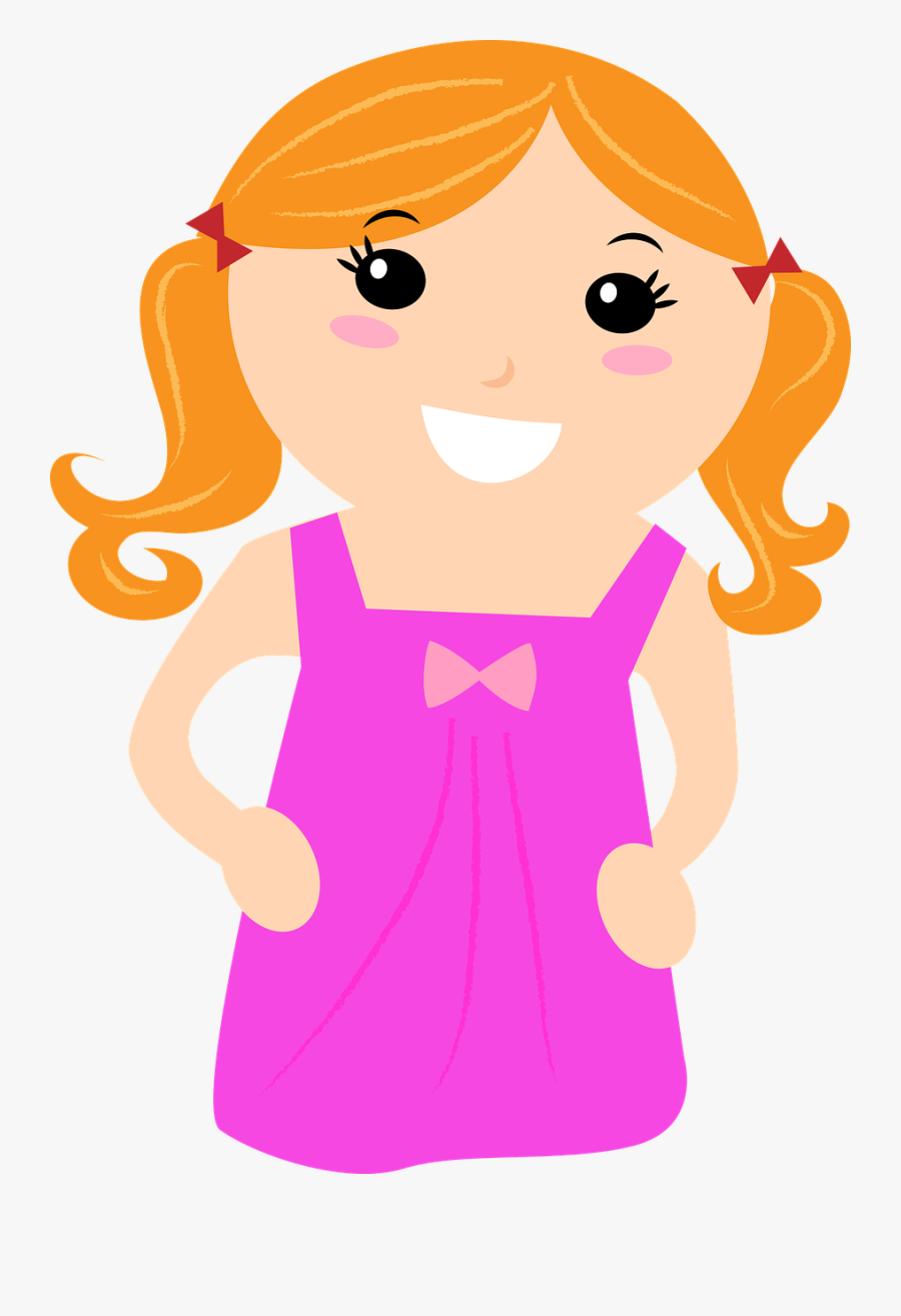 Transparent Background Girl Cartoon Png, Transparent Clipart