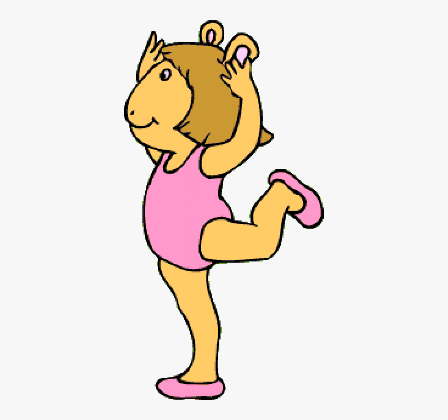 Free Png Download Arthur"s Sister Doing Ballet Clipart - גילי מארתור, Transparent Clipart