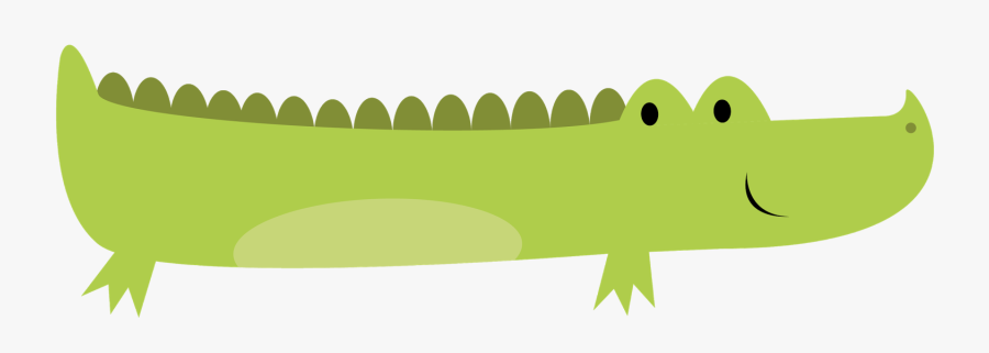 Crocodile Silhouette Clipart - Crocodile Cute Clipart, Transparent Clipart