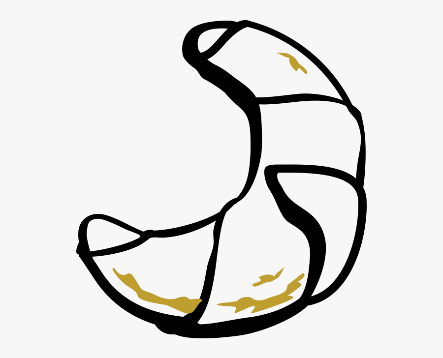 Pretzel Croissant, Transparent Clipart