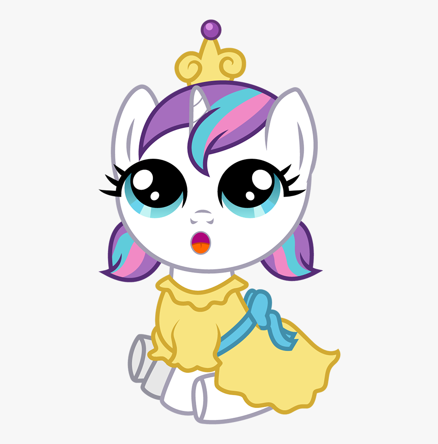 Snow White Clipart Flurry - My Little Pony Flurry Heart's Sisters, Transparent Clipart