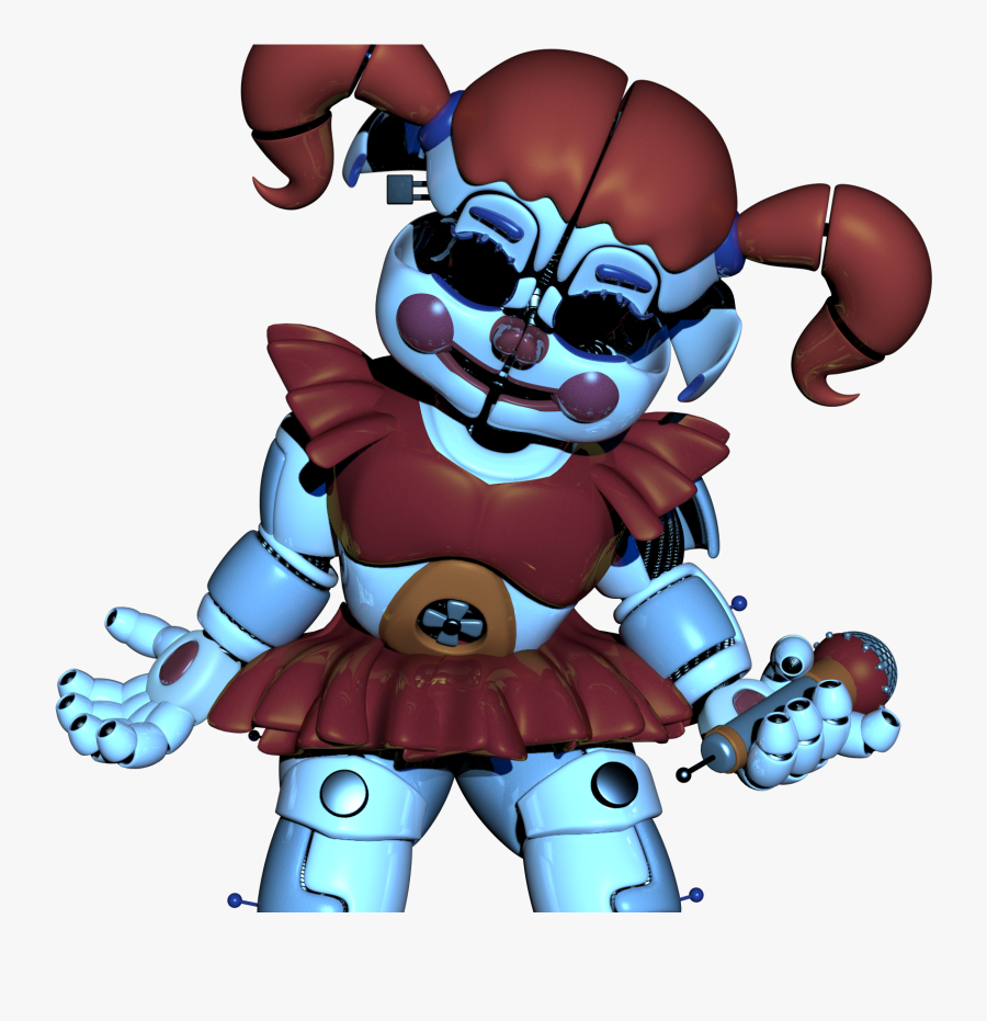 Transparent Sister Clipart - Fnaf Sl Baby Night 5, Transparent Clipart