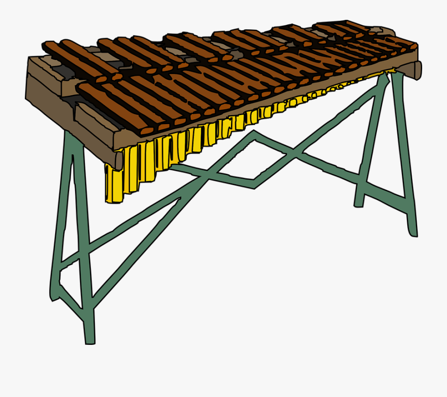 Xylophone, Sticcado, Instrument, Music, Huge, Wooden - Marimba Png, Transparent Clipart
