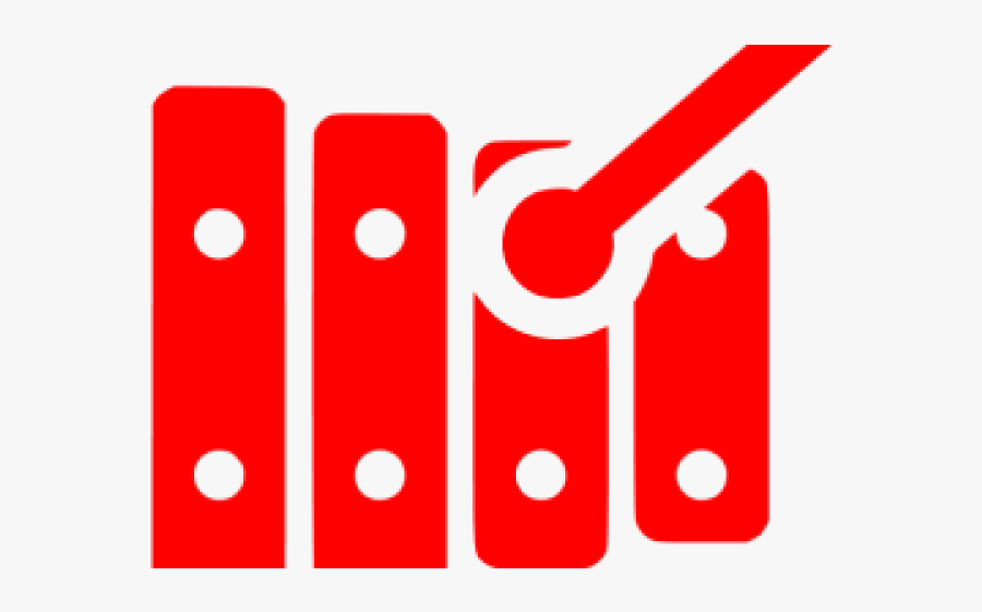 Xylophone Clipart Red - Xylophone Icon, Transparent Clipart