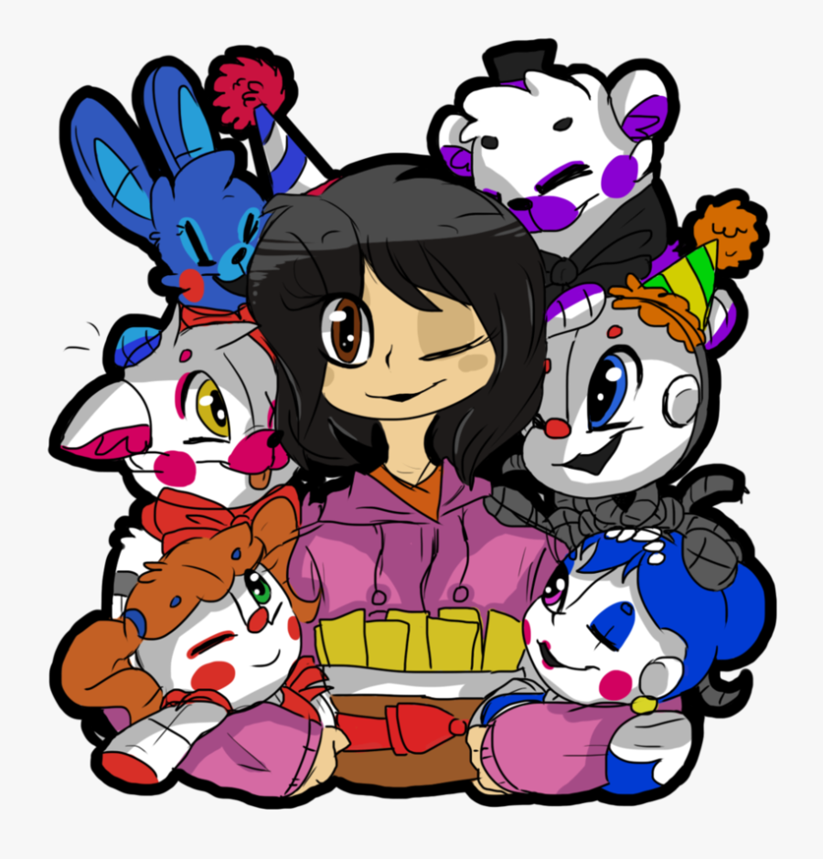 Happy Birthday Tp-sketch By Circusfnaffamily Fnaf Sister - Cute Fnaf Sister Location, Transparent Clipart