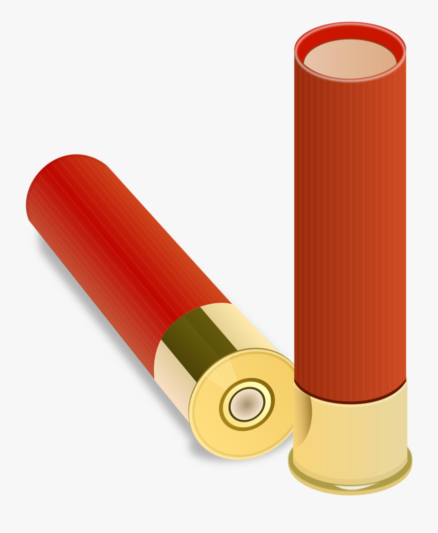 Clip Art Library - Shotgun Shell Transparent Background, Transparent Clipart