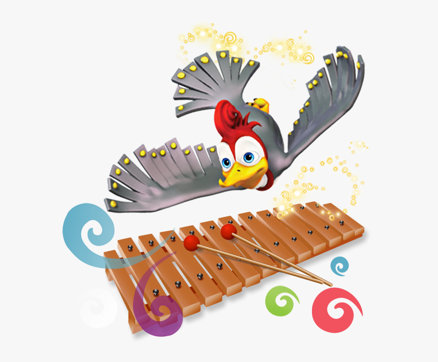 Xylophone Clipart Cymbal - Illustration, Transparent Clipart