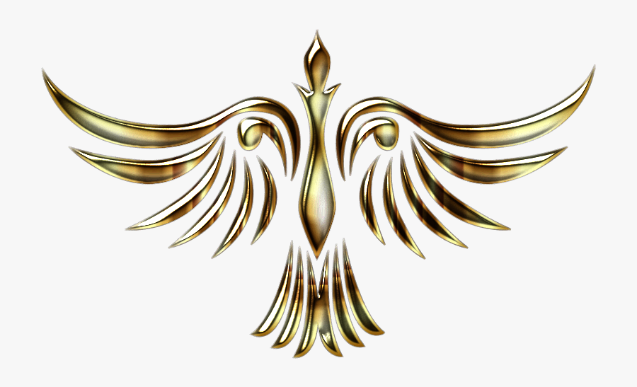 Phoenix Bird 1 Clipart Icon Png - Golden Phoenix Png Logo, Transparent Clipart