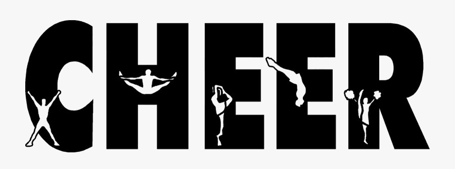 Clip Art Cheer Camp Clipart - Cheer Black And White , Free Transparent