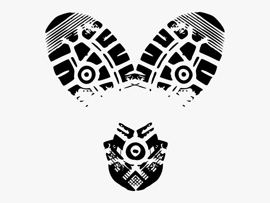 Running Shoe Print Png, Transparent Clipart