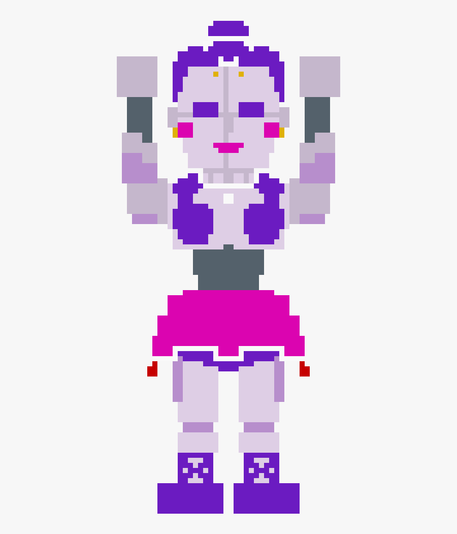 Clip Art Some Style Pixel Art - Fnaf Sister Location Minigame, Transparent Clipart