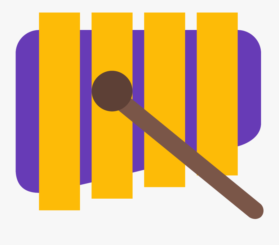 Xylophone Icon, Transparent Clipart