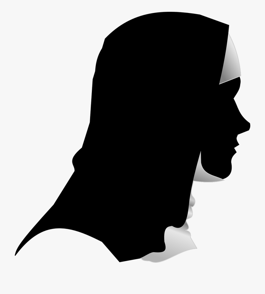 Free Clipart - Silhouette Of A Nun, Transparent Clipart