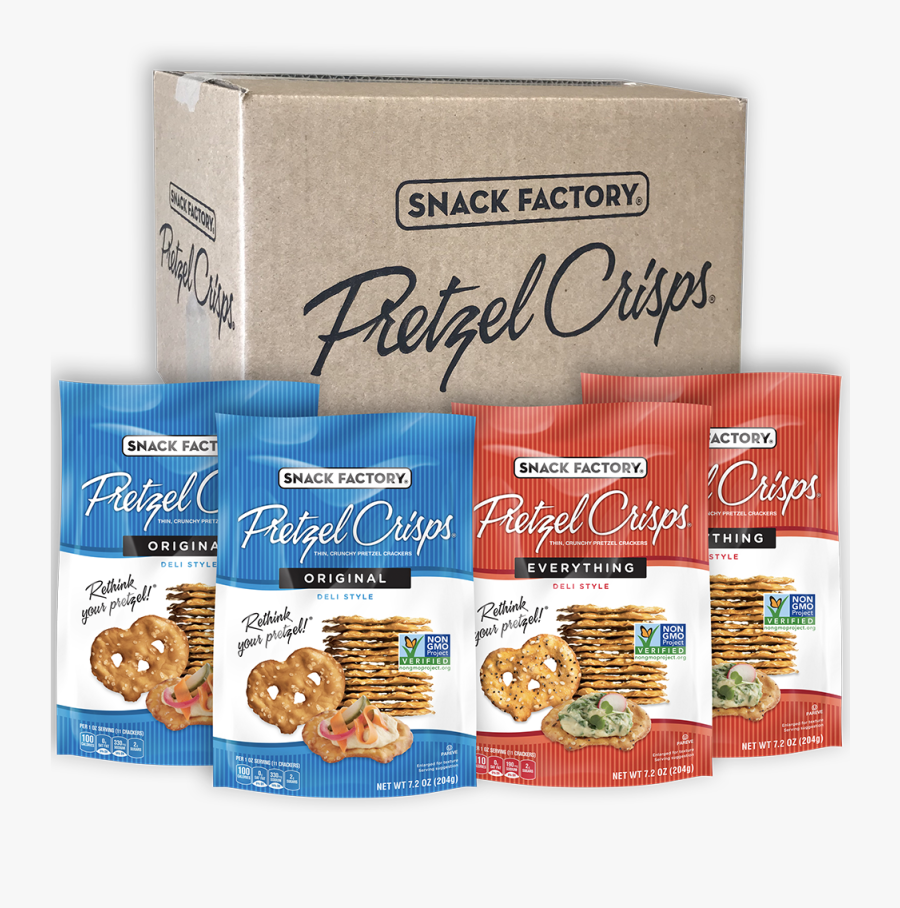 Pretzel Crisps - Snack Factory, Transparent Clipart