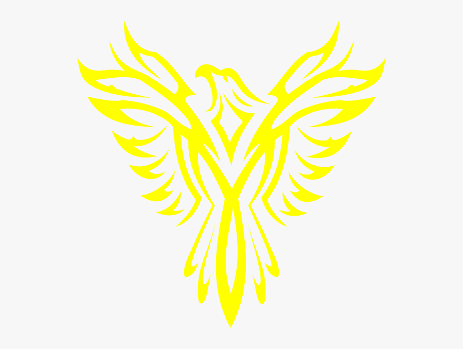 Gold Cool Eagle Logo, Transparent Clipart