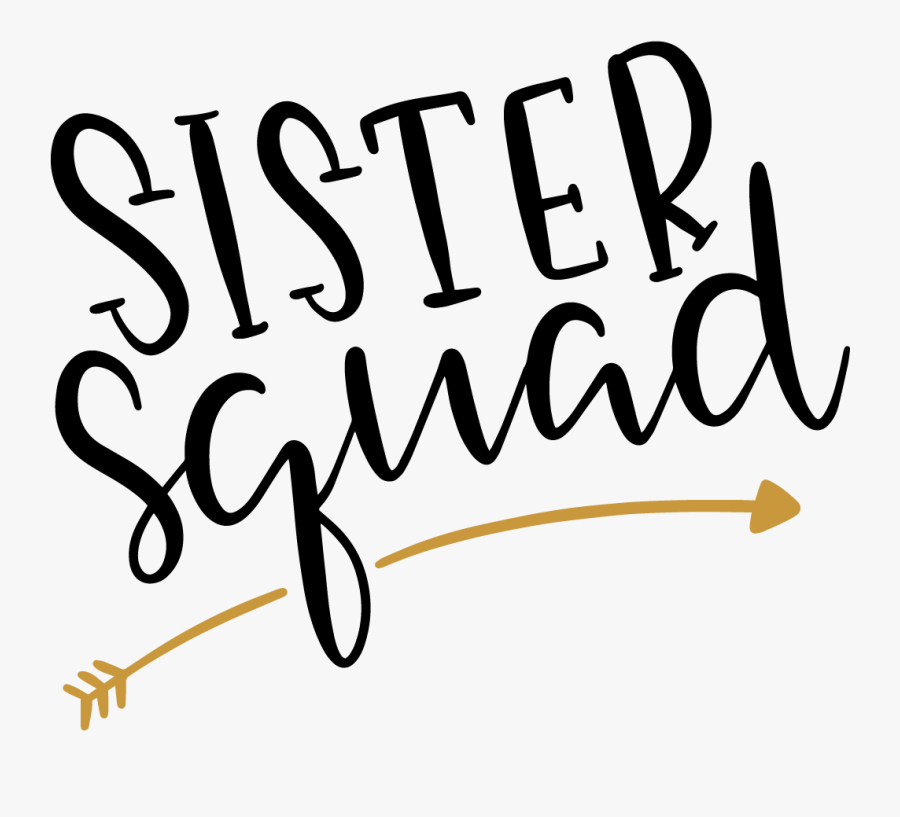 Sistar Clipart Word - Calligraphy, Transparent Clipart