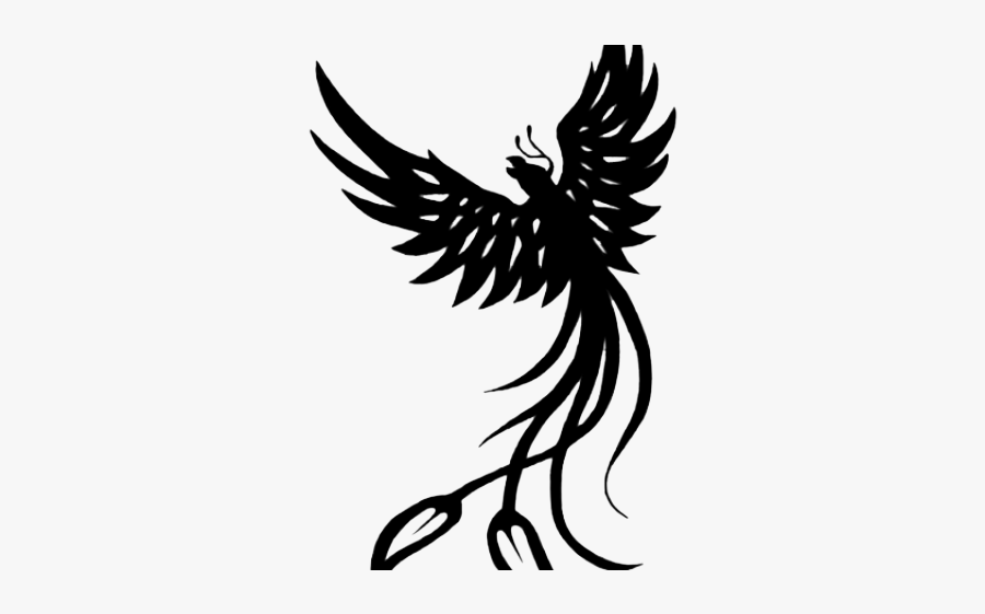 Phoenix Tattoos Clipart Small - Phoenix Tattoo On Wrist, Transparent Clipart