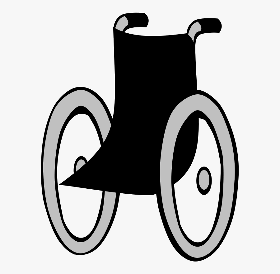 Plain Wheelchair - Wheelchair Clipart, Transparent Clipart