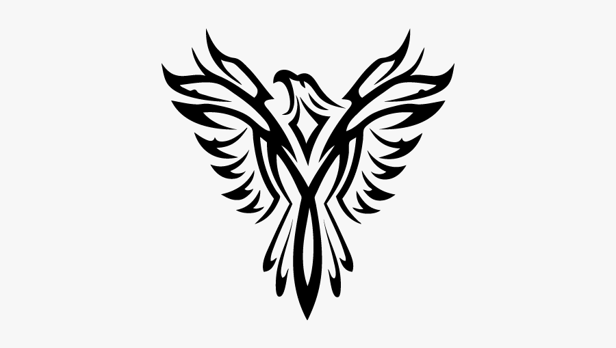 Phoenix Line Art Clip Art - Vinilo Ave Fenix, Transparent Clipart