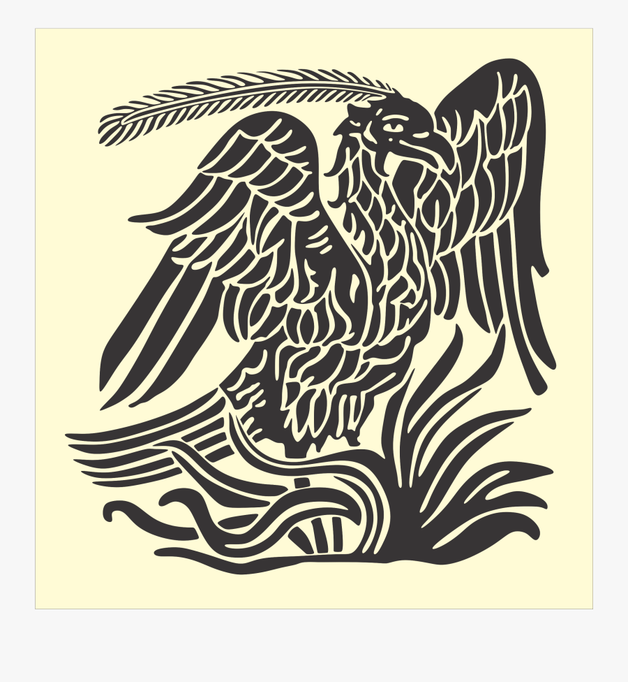 Phoenix Bird Pattern - صور طيور تفريغ ابيض واسود, Transparent Clipart