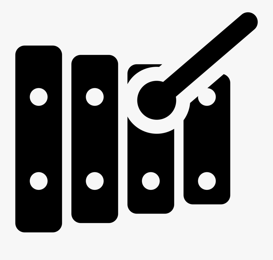 Xylophone Icon, Transparent Clipart