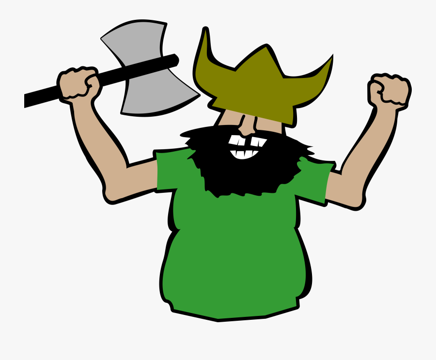 Viking Cosplayer - Viking Raid Clip Art, Transparent Clipart