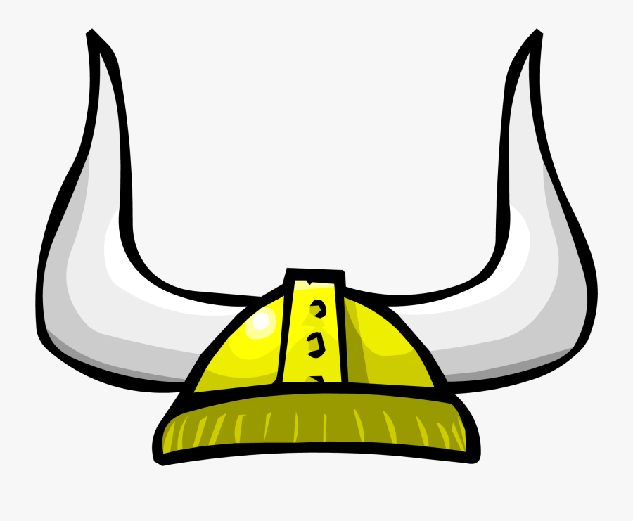 Viking Helmet Clip Art - Club Penguin Gold Viking Helmet, Transparent Clipart