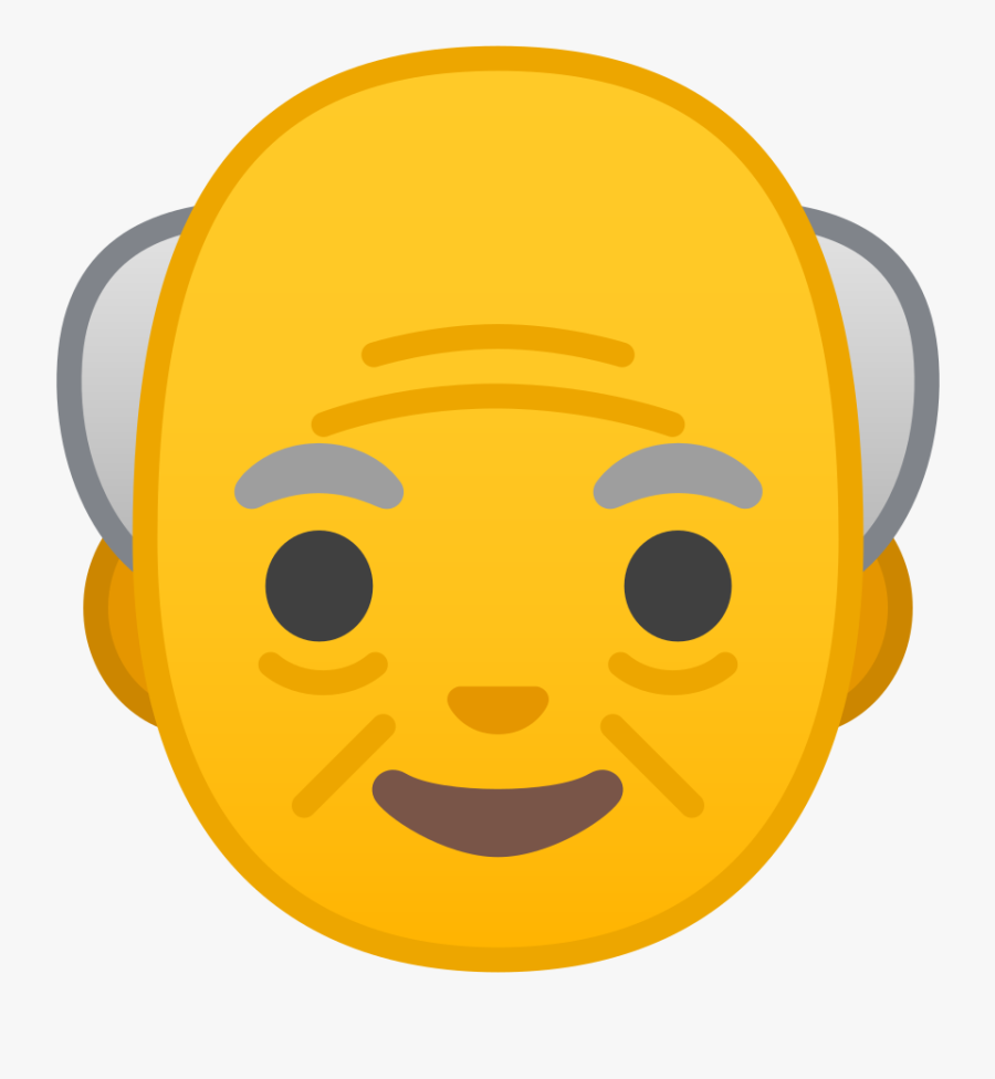 Wheelchair Clipart Old Lady - Emoji Old Man Png, Transparent Clipart