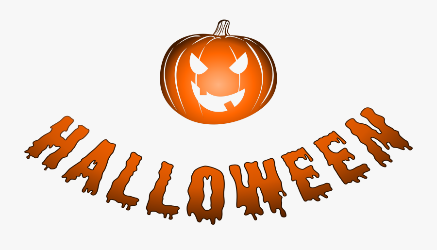 Halloween Logo With Icons - Halloween Logo Png, Transparent Clipart