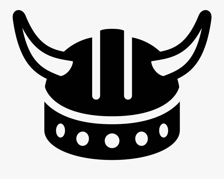 Viking Helmet Filled Icon - Transparent Background Viking Helmet Clipart, Transparent Clipart